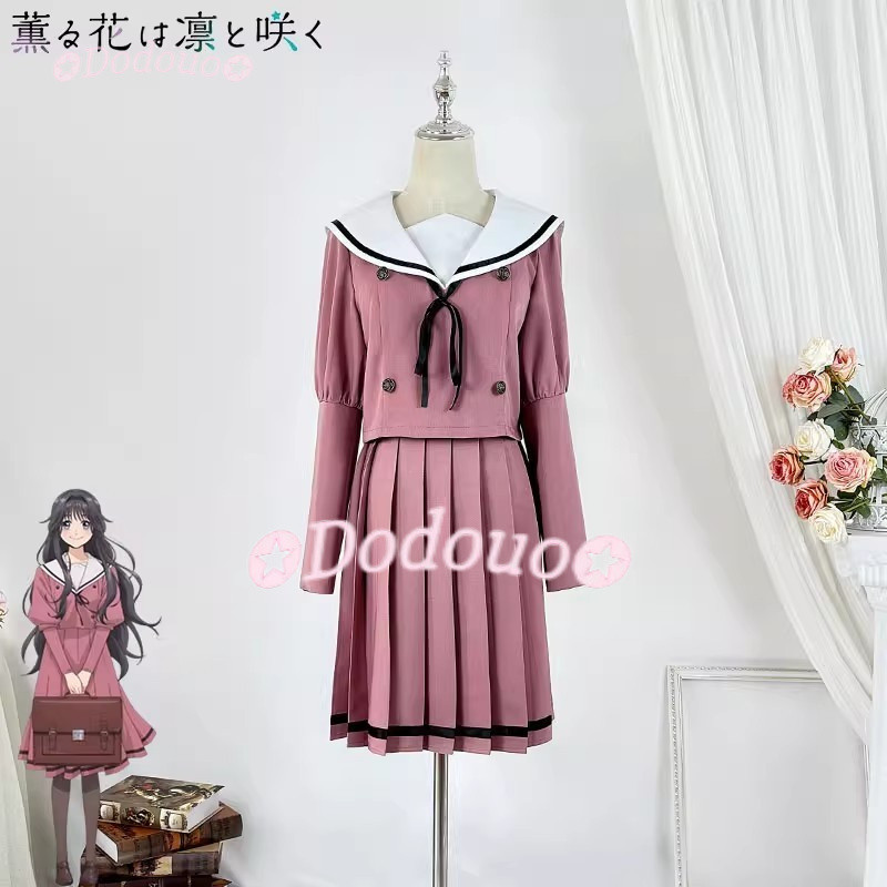 Kaoru Hana wa Rin to Saku Kaoruko Waguri Cosplay Costume Uniform ...
