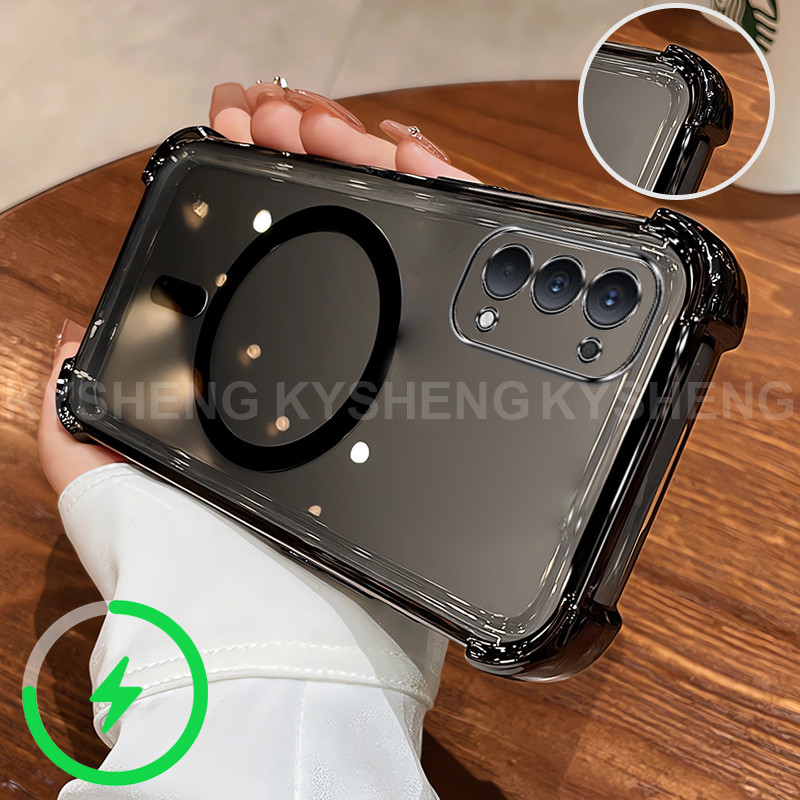 Case for OPPO Reno 4 5 5k phone case TPU silicone with magnetic ...