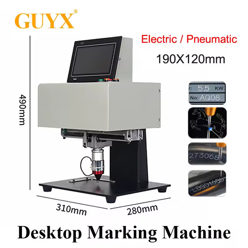 Desktop Engraving Machine Pneumatic/Electric Marking Machine 190X120 MM ...