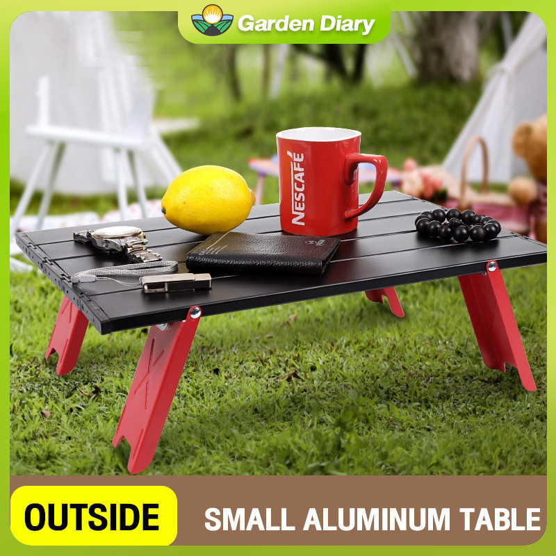 Foldable table ultra-light portable mini aluminum alloy table ultra ...