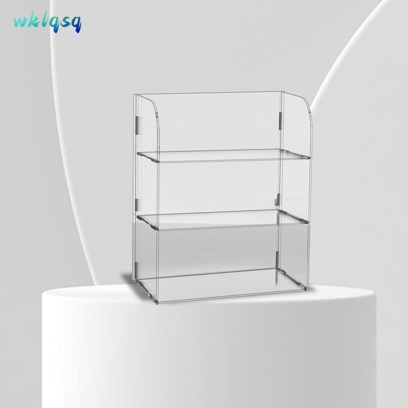 [wklqsq] Multi Purpose Acrylic Display Rack Showcase Stand Shelves ...