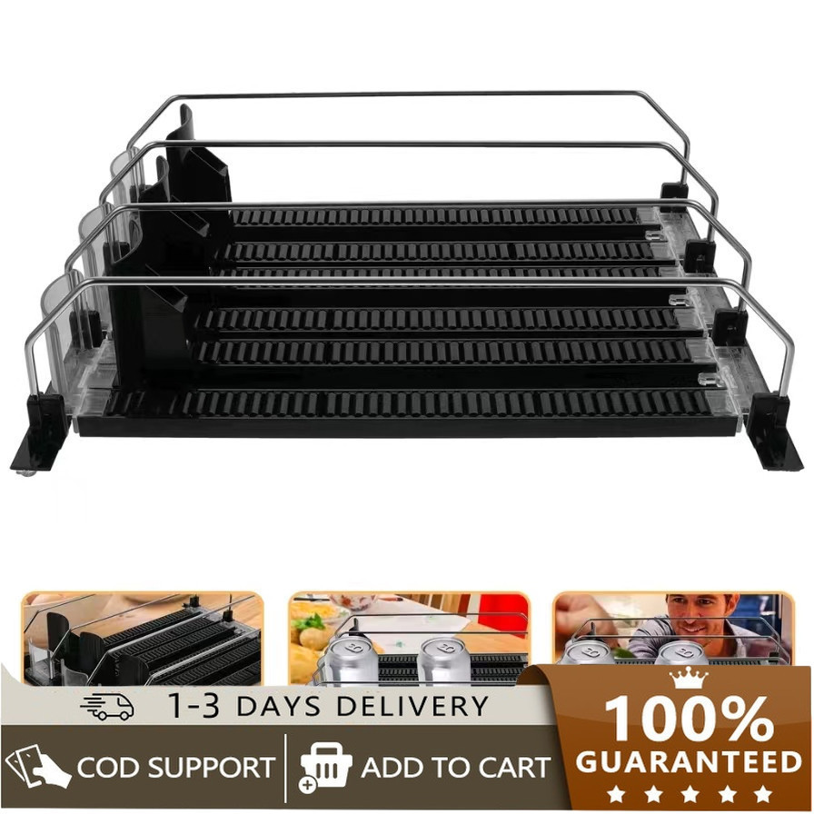 [In Stock]Three-in-one Practical Fridge Drink Organizer Pusher Fridge ...