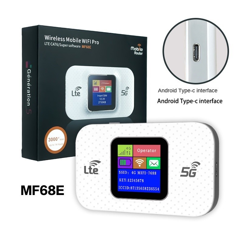 4G Portable Wif Wireless Pocket WiFi 4G Router with SIM Card LTE Router ...