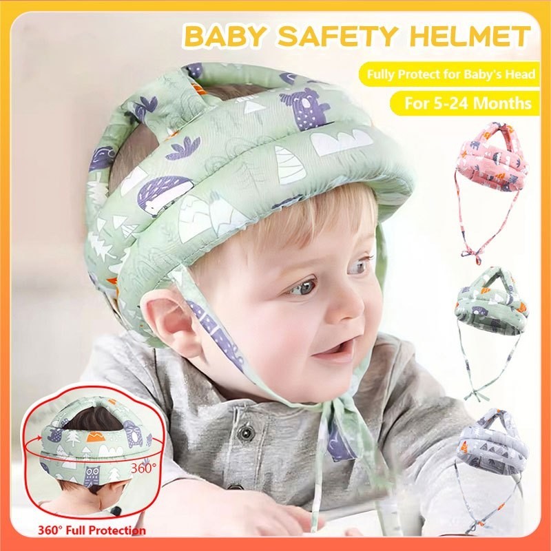 Baby Head Protector Hat Toddler Infant Safety Helmet Anti Fall Anti ...