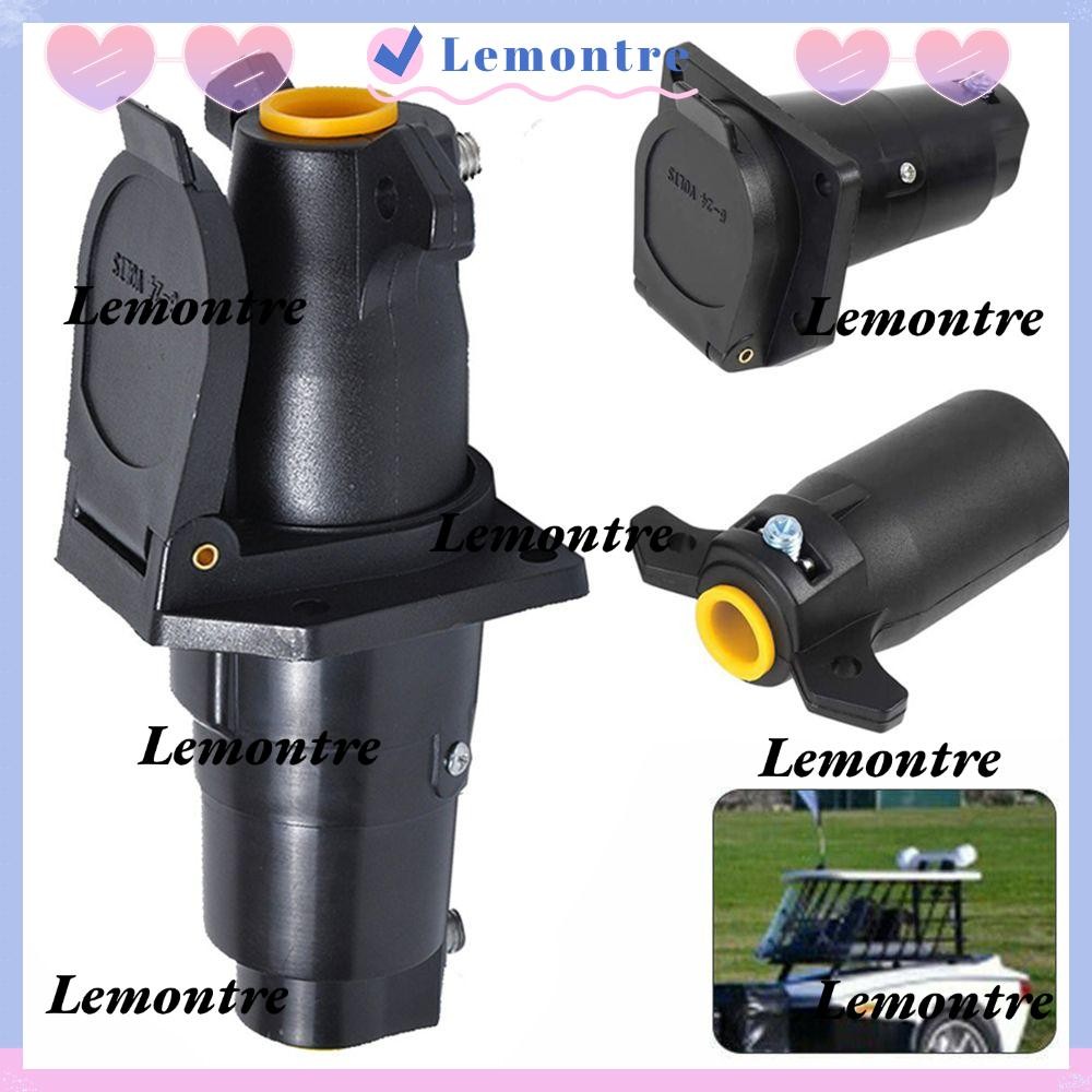 LEMONTRE Towing Plug Wiring 7 Pin 12V Trailer Truck Towing Electrics
