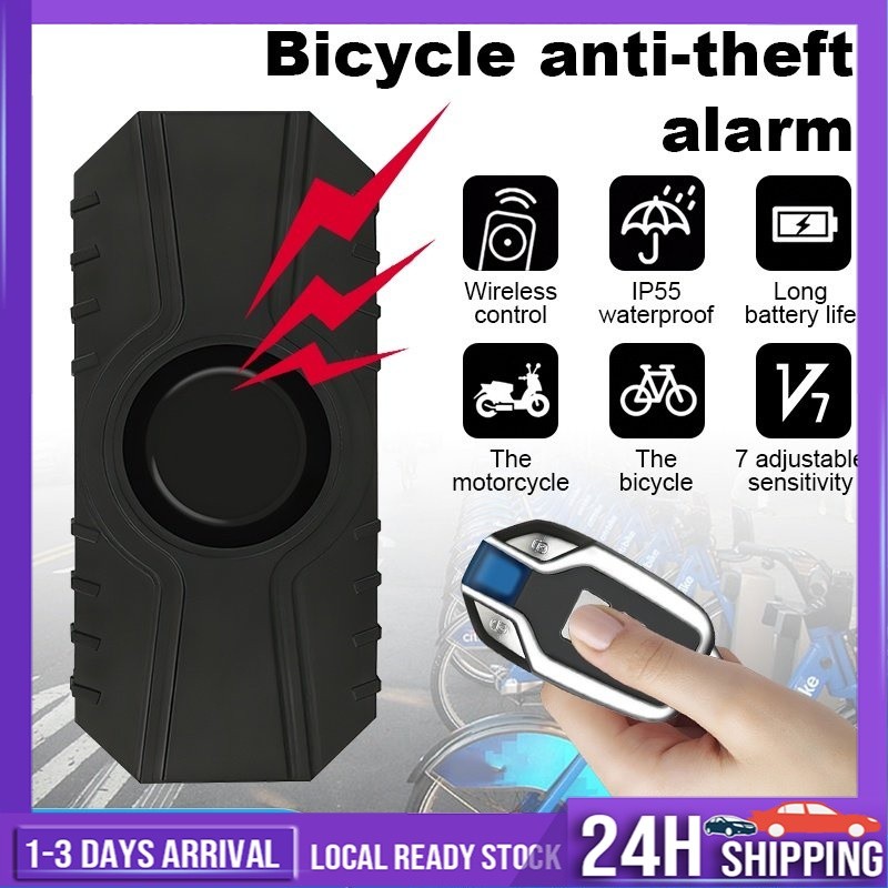 Electric Bike Remote Control Wireless Anti-theft Waterproof Vibration ...