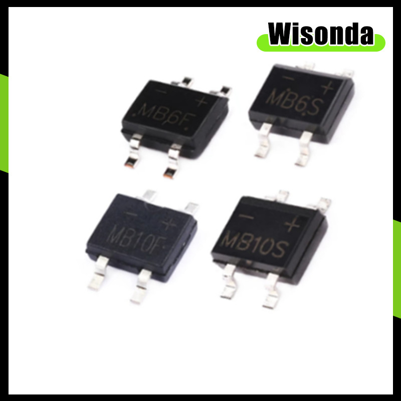 10PCS MB6S MB8S MB10S MB6F MB8F MB10F SOP-4 Diode Bridge Rectifier SMD ...