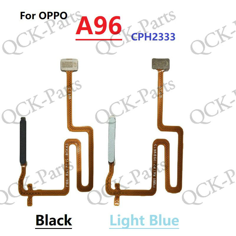 Fingerprint Sensor For OPPO A96 CPH2333 Home Button Key Touch ID Flex ...