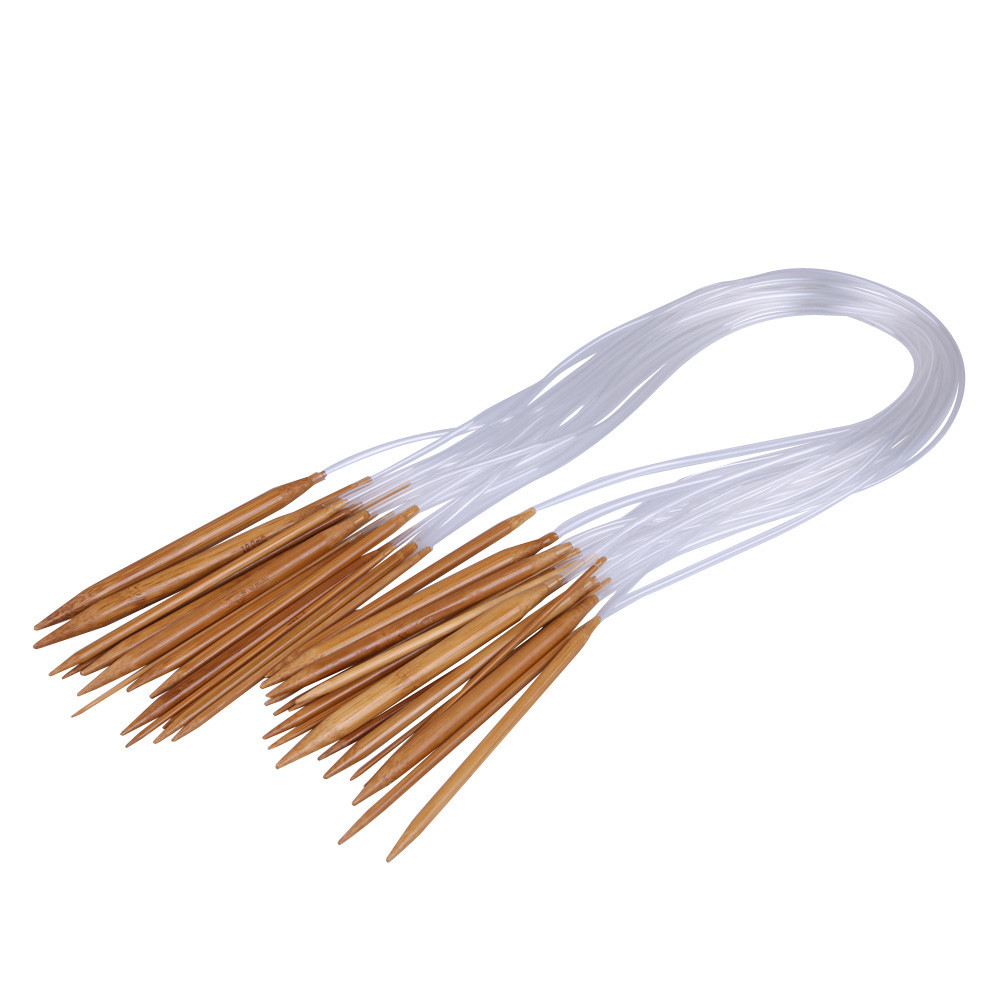 18 Sizes 2.0mm10.0mm 80cm Bamboo Smooth Finish Circular Knitting