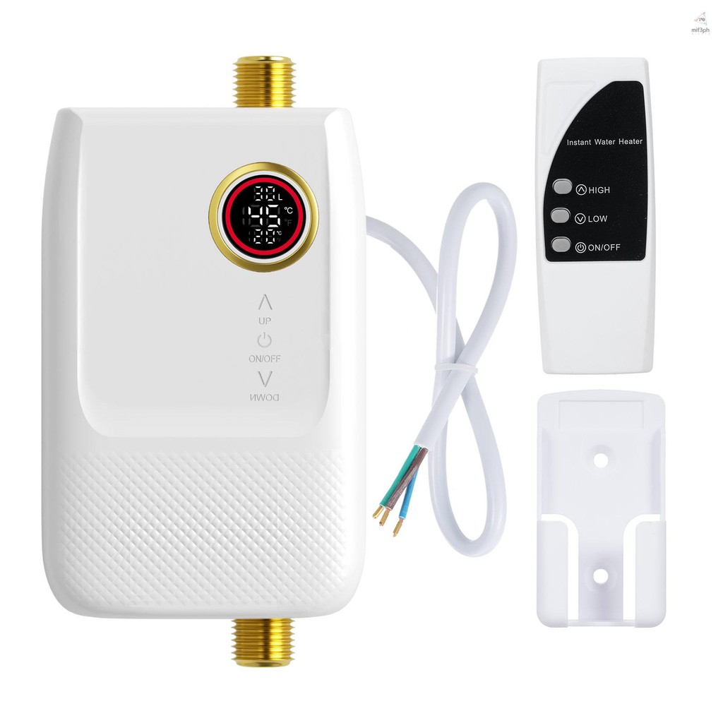 Mini Electric Instantaneous Water Heater 220V 5500W Universal Electric