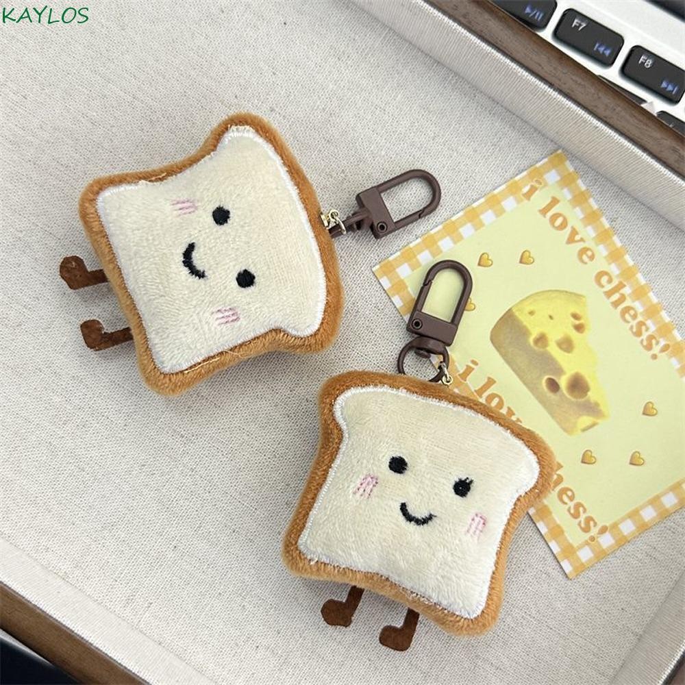 KAYLOS Plush Bread Keychain, Toast Bread Charm Cute Key Chain, Hanging ...