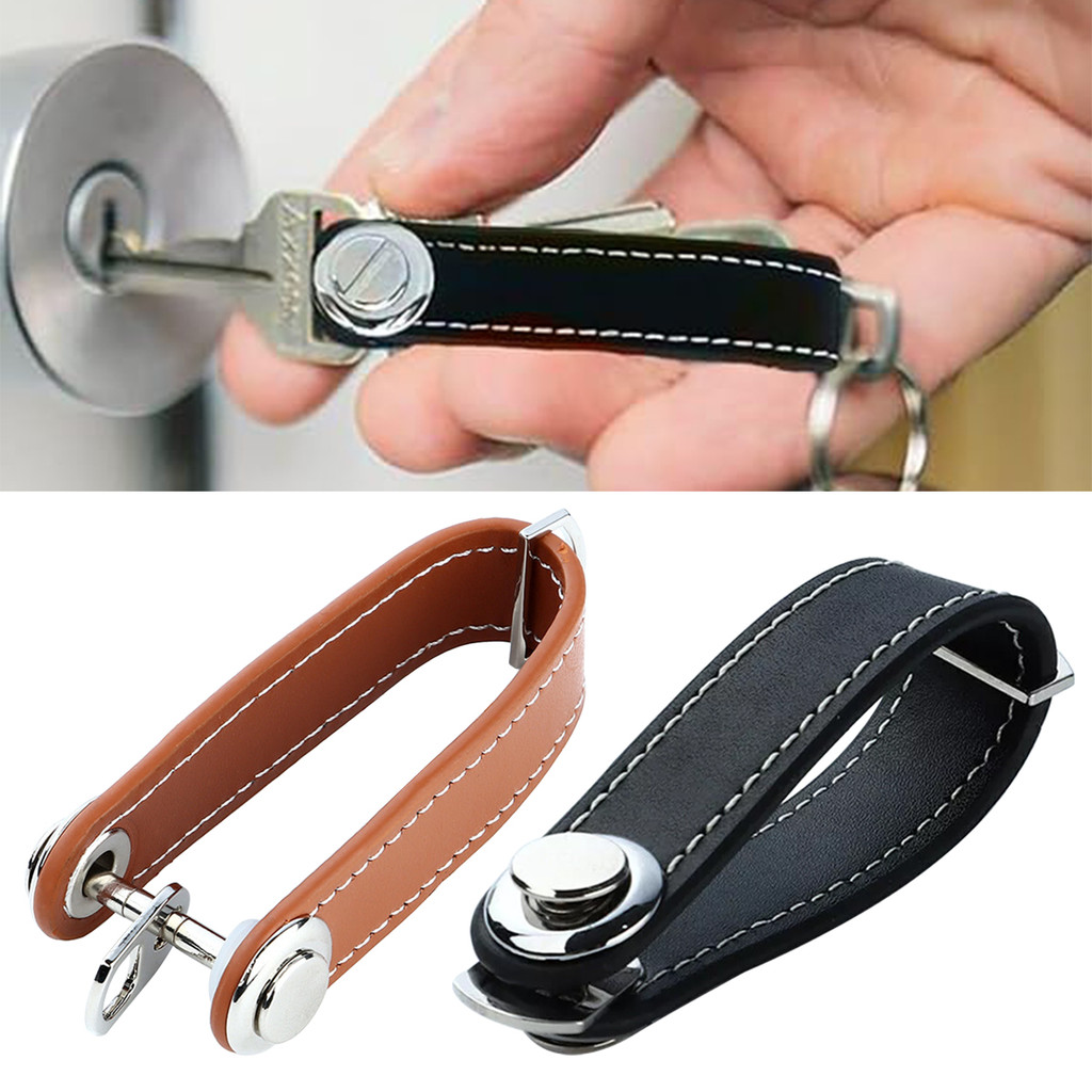Durable Car Key Pouch Bag Case Wallet Holder Chain Key Wallet Ring ...