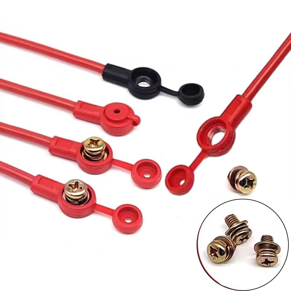6Pcs Electric Bicycle Ebike Battery Cable Copper Flexible Car Battery