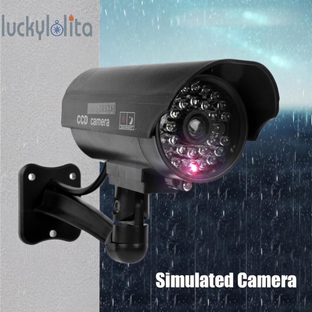 Fausse Caméra De Surveillance Dôme - LED Rouge Qui Clignote - Caméra Factice