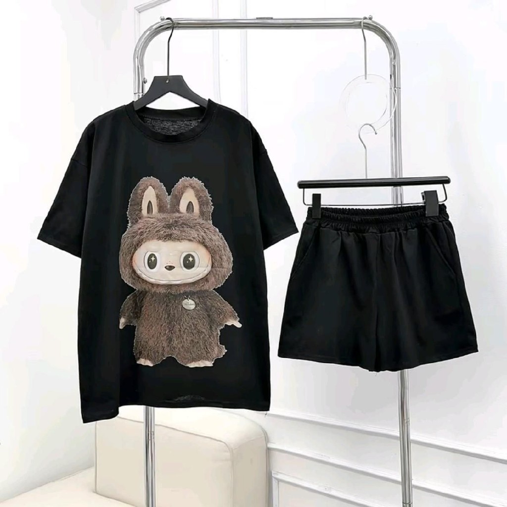 Labubu dry cotton thigh set - Labubu set 【single】895 purple top fashion ...