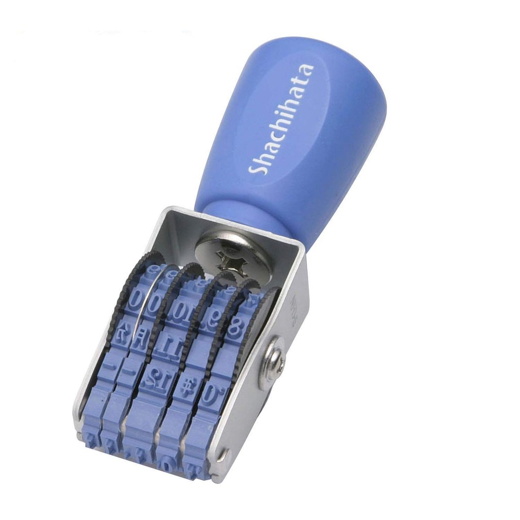 Shachihata stamp, rotary rubber stamp, date stamp No.5, approx. 20 x ...
