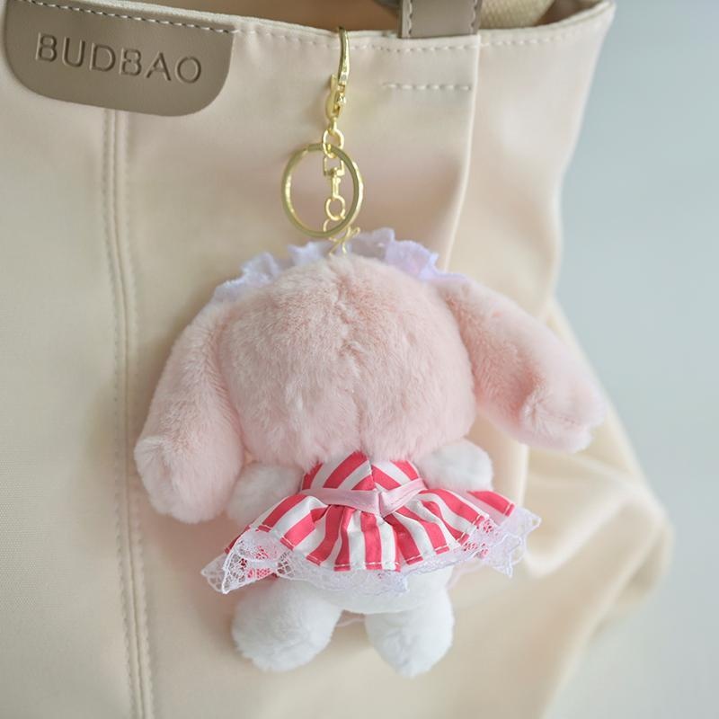 Cute SLO Lolita Series Doll Keychain Melody Kuromi Cinnamoroll Girls ...