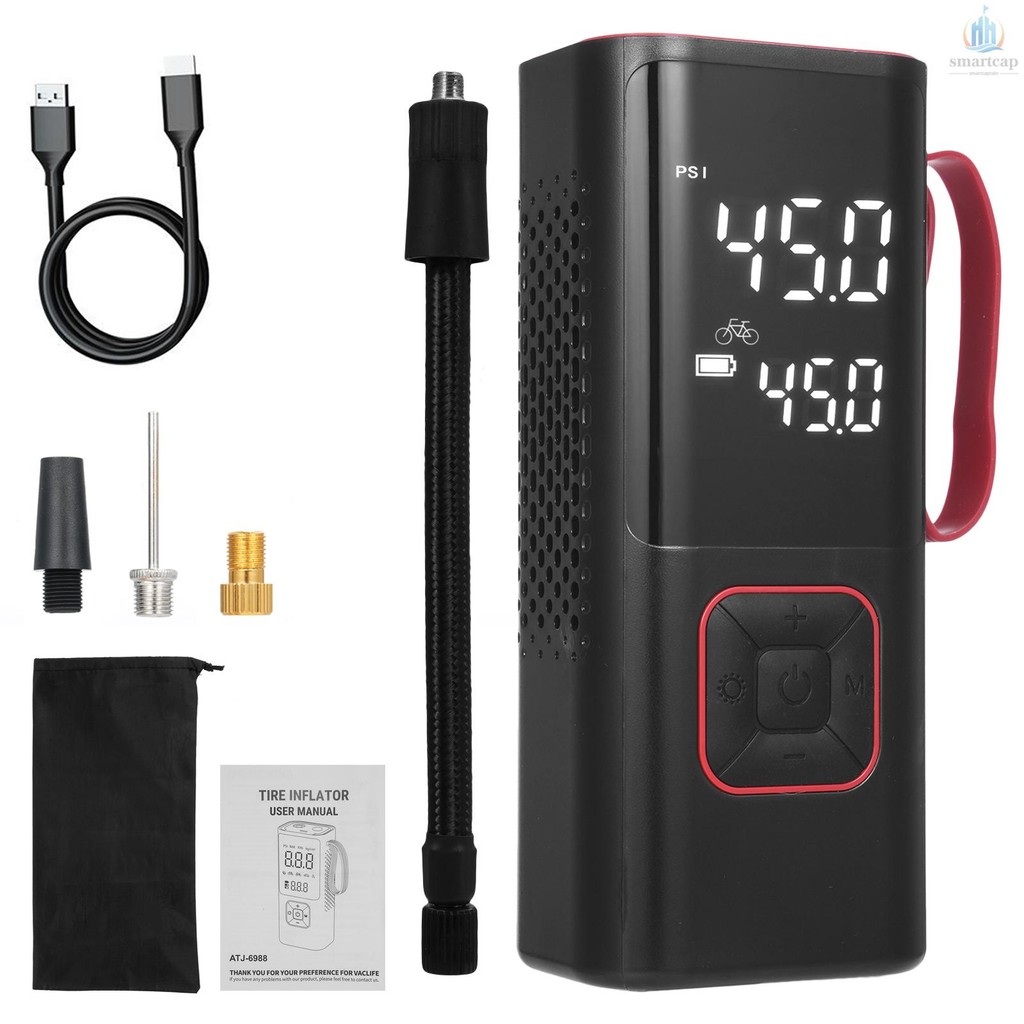 Air Pump Bikes Tires 150psi Air Inflator Cars Bikes Tire Inflator ...