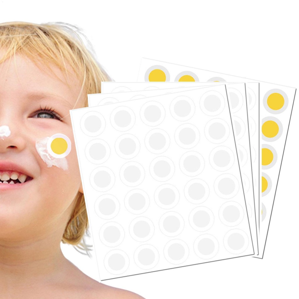UV Detection Stickers 120pcs UV Test Stickers Transparent UV Ray ...
