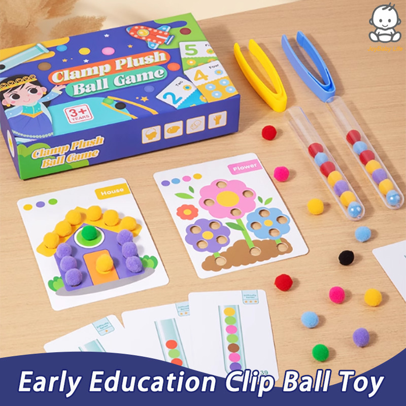 Montessori Math Toy Rainbow Color Sorting Beads Fine Motor Skills ...