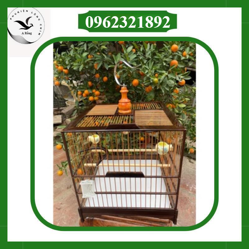 Extremely BEAUTIFUL, SELF-ASSEMBLY SQUARE Ebony Wooden Bird Cage FRAME ...