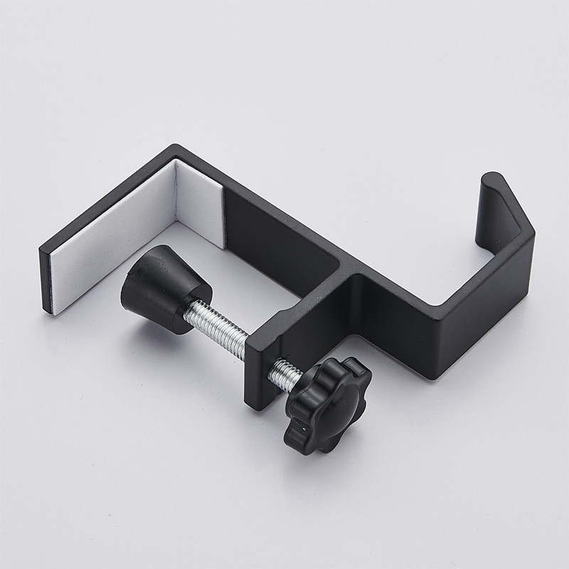 Adjustable Table Hanging Hook Clamp Punch-Free Desk Edge Hook School ...