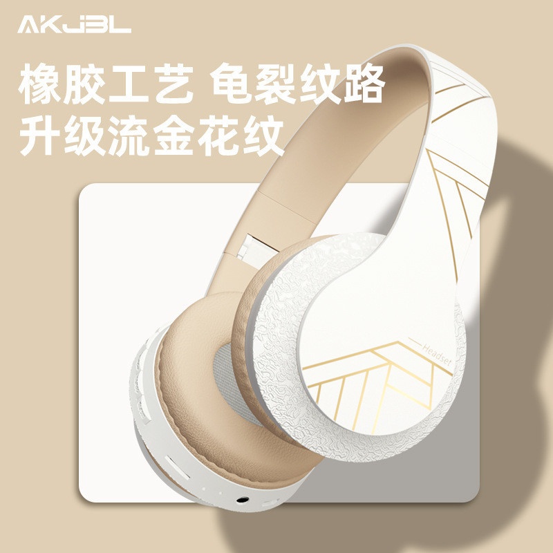 J33 New Cross-Border Headset Bluetooth 5.1 Headset Wireless Noise ...