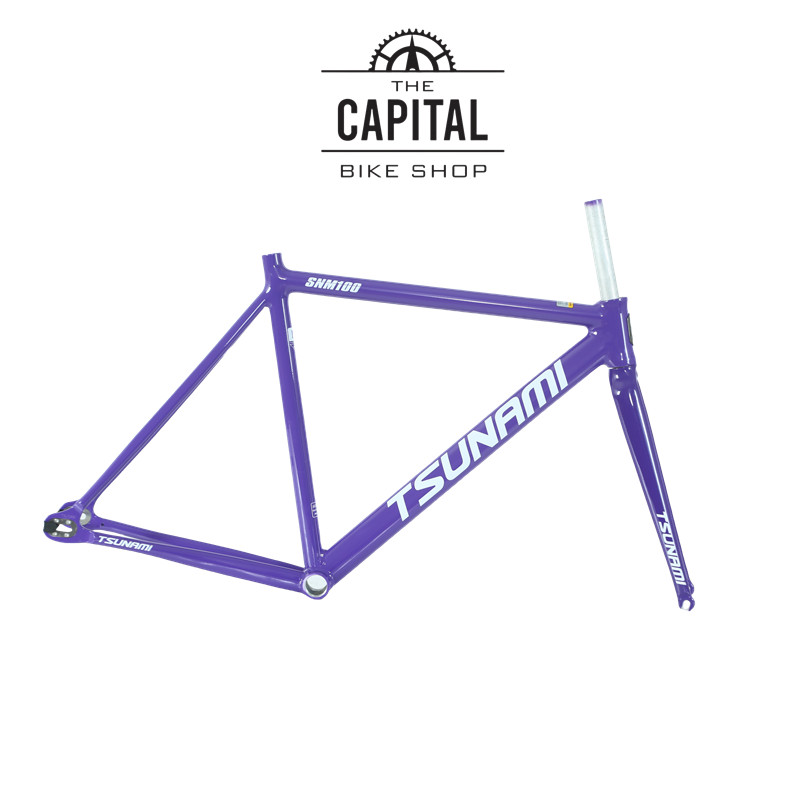 Tsunami Snm100 Fixed Gear Bicycle Frameset 49cm 52cm Aluminum Racing ...