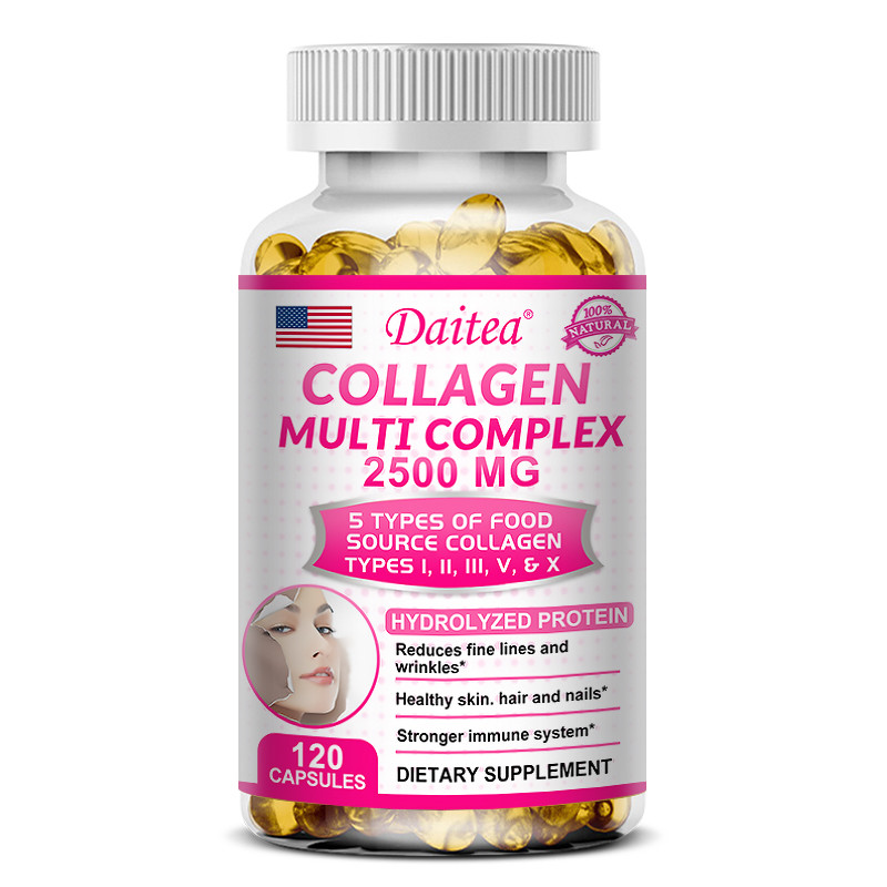 daitea glutathione & Collagen Supplement - 120 Capsules Daitea Collagen Glutathione Complex -