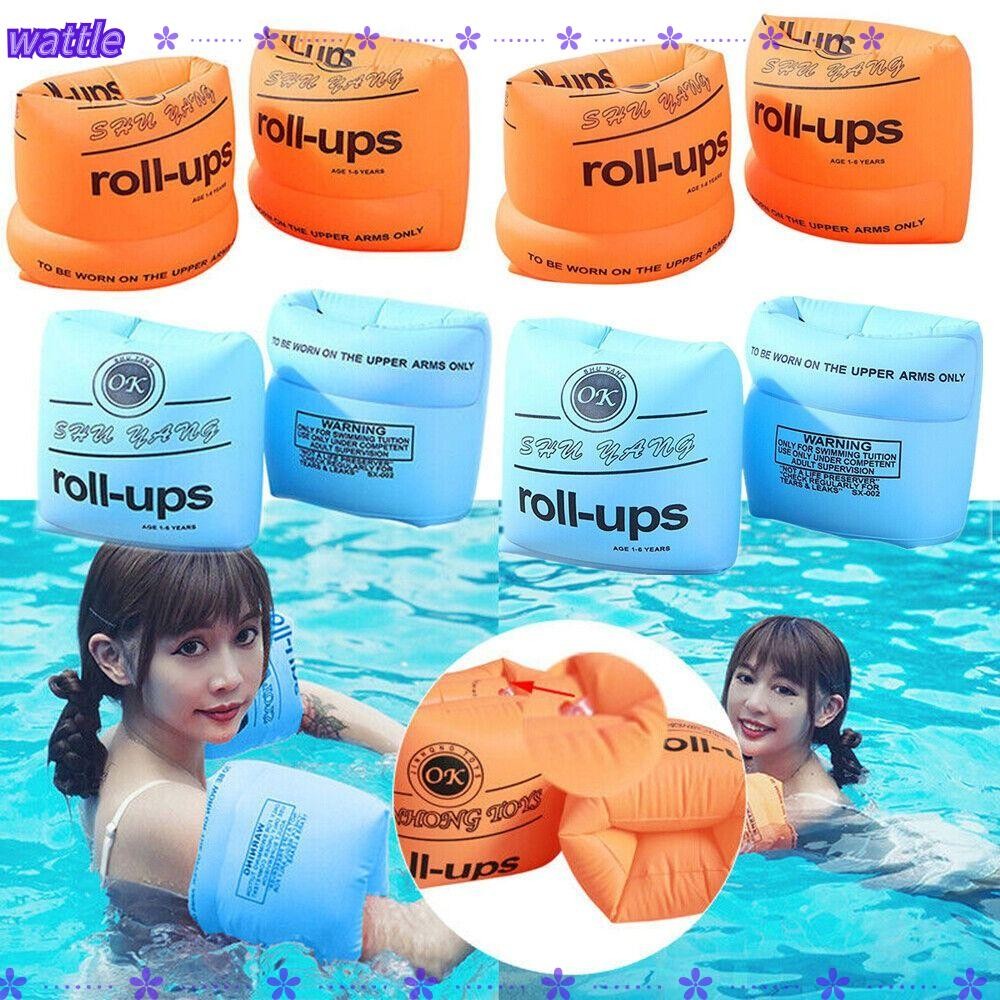 WATTLE 2Pcs Arm Bands Ring Swimming Circle Swim Pool Floating Swimming ...