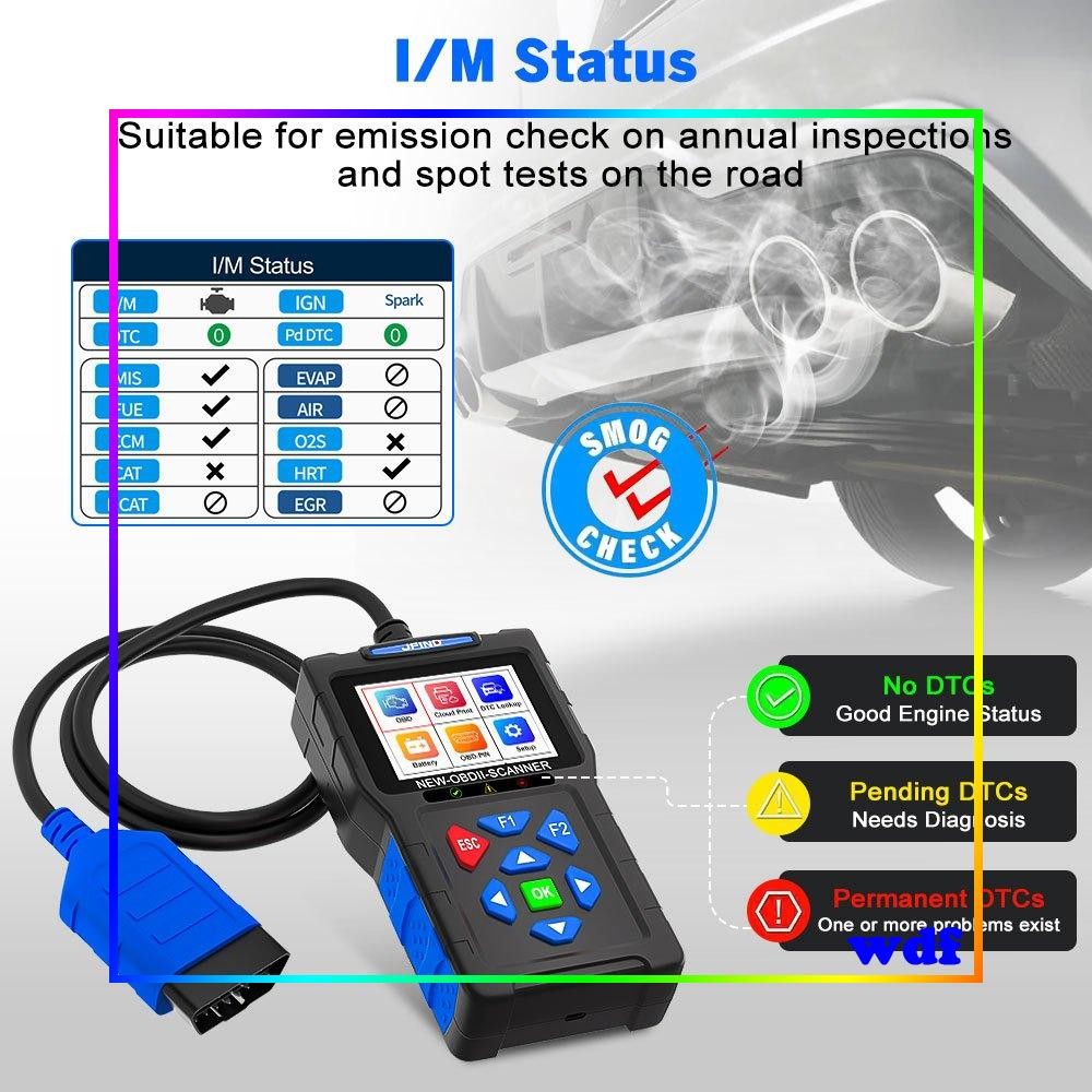 OBD2 Diagnostic Scanner - Engine Fault Code Reader for Car Motorcycle ...