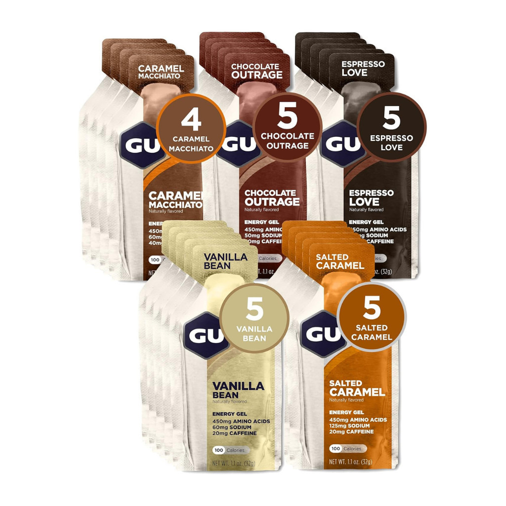 GU Energy Original Sports Nutrition Energy Gel for Any Workout, 24