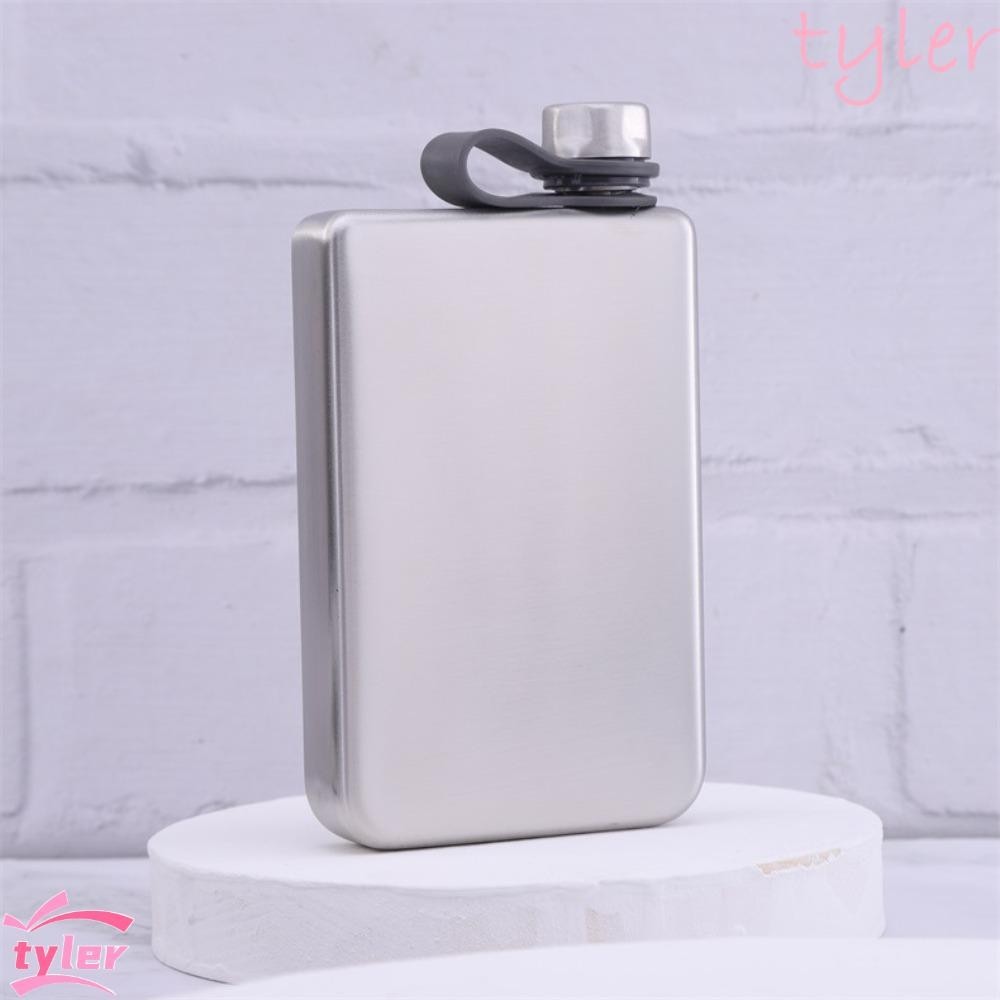 TYLER1 Hip Flask, 9oz Stainless Steel Liquor Flask, Pocket Wine Bottle