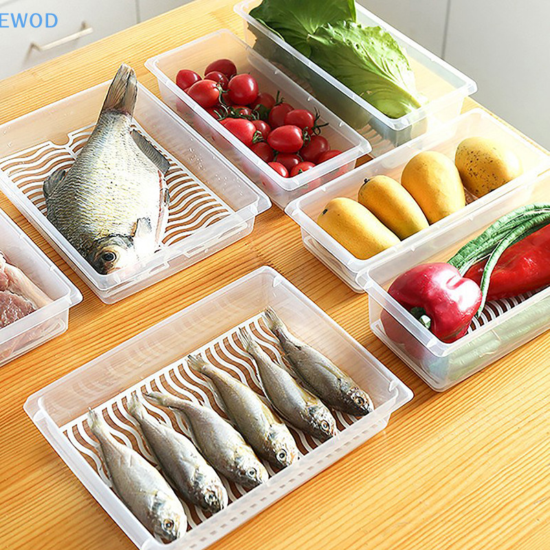 EWOD Food Fresh Storage Box Containers Kitchen Fridge Organizer Case ...