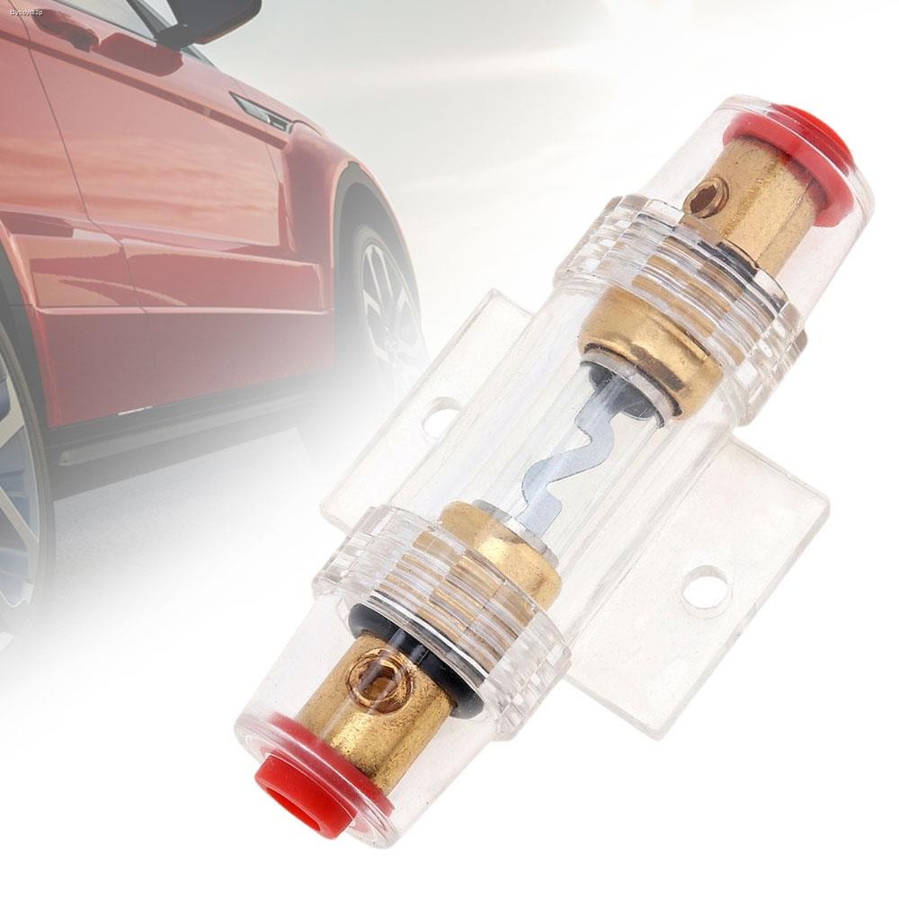 COD☆30-100A DC 12V Car Audio Refit Fuse Holder Gauge Car Stereo Audio ...