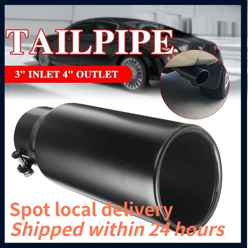 Universal Black Car Exhaust Muffler 3