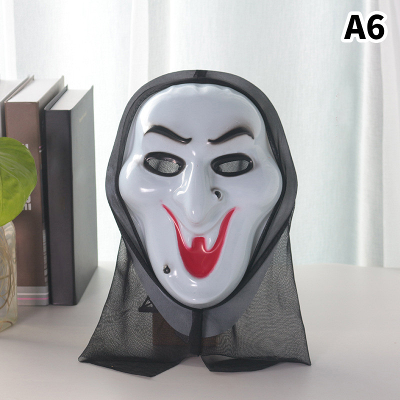 CBS Halloween Horror Demon Half Face Mask Cosplay Mask Halloween ...