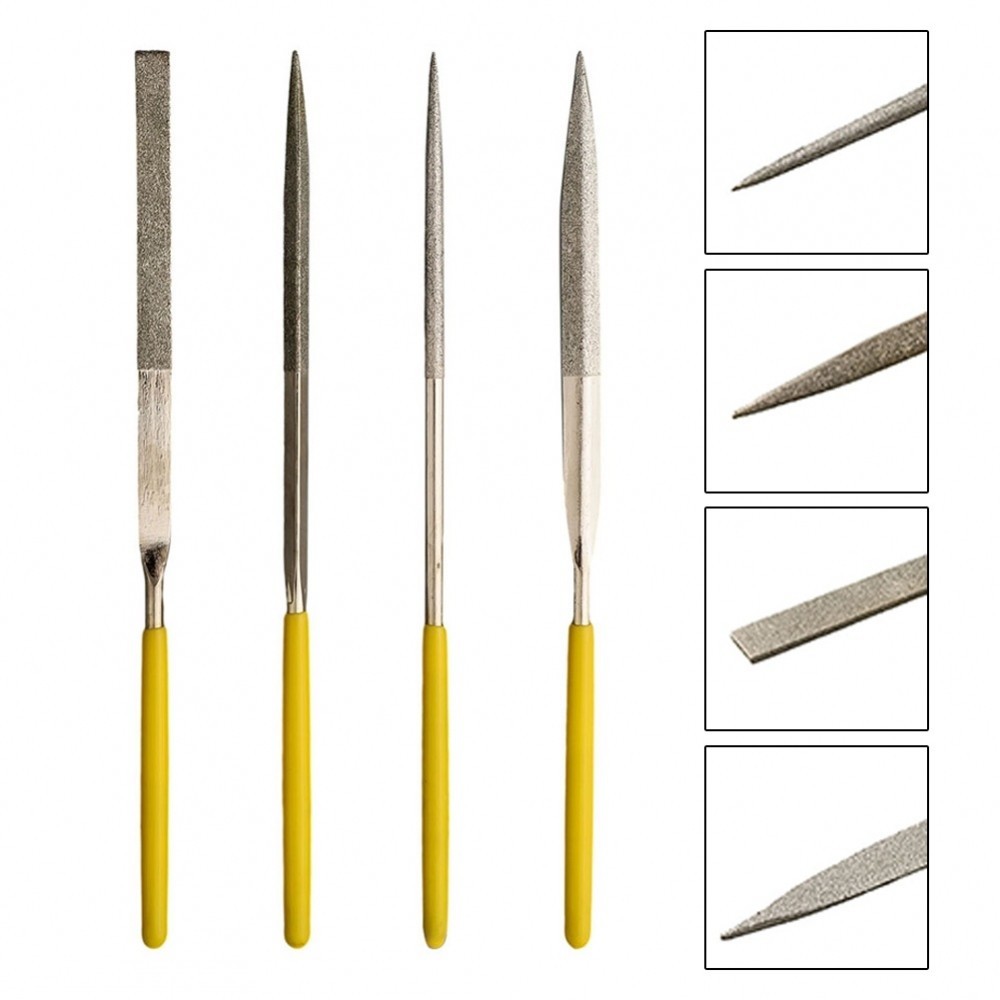 Easy to Use Metal Stone Grinding Tool Diamond File with Plastic Handle ...