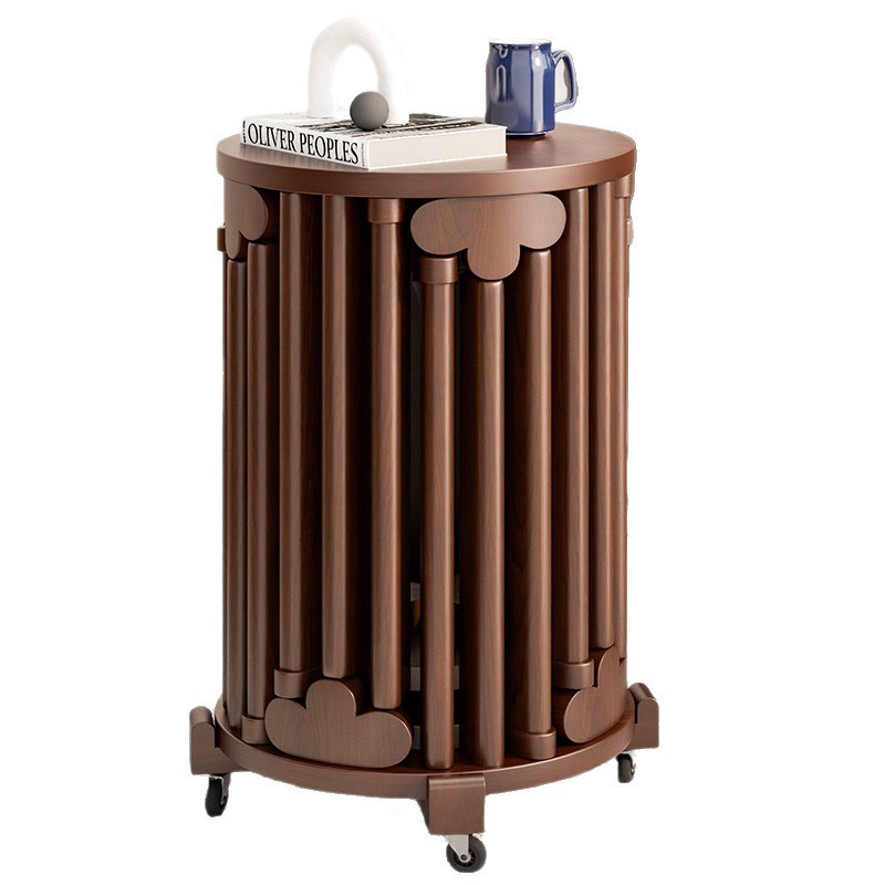Solid Wood Coffee Table Round Stool Stackable Stool Modern Household ...