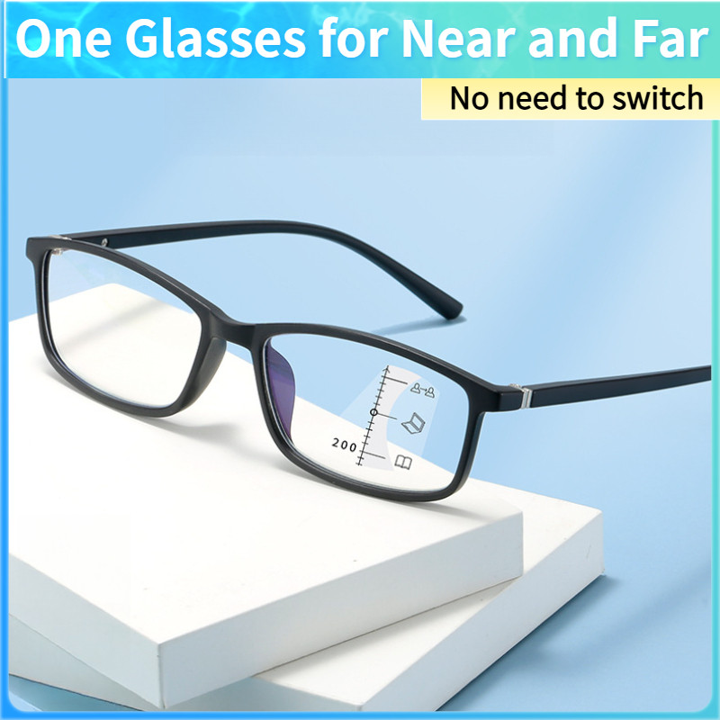 Small Frame Reading Glasses Retro Progressive Multifocal for Both Near ...