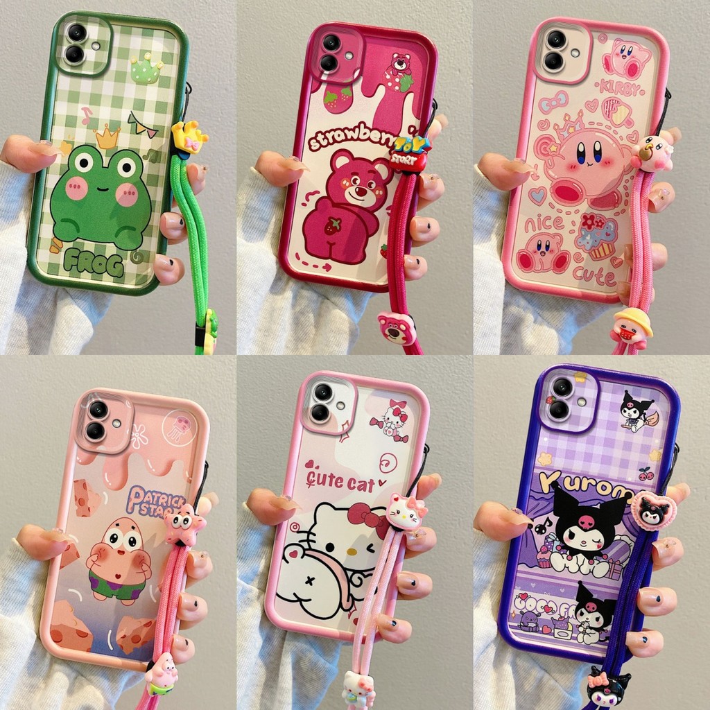 Case Samsung A07 A06 A05 A04 Simple and cute cartoon soft silicone ...