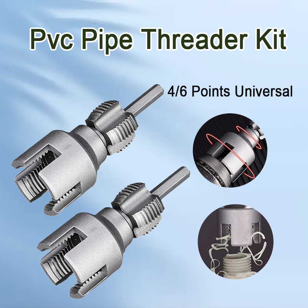 Pvc Pipe Threader Kit Internal/External Thread Fast PPR Water Pipe ...
