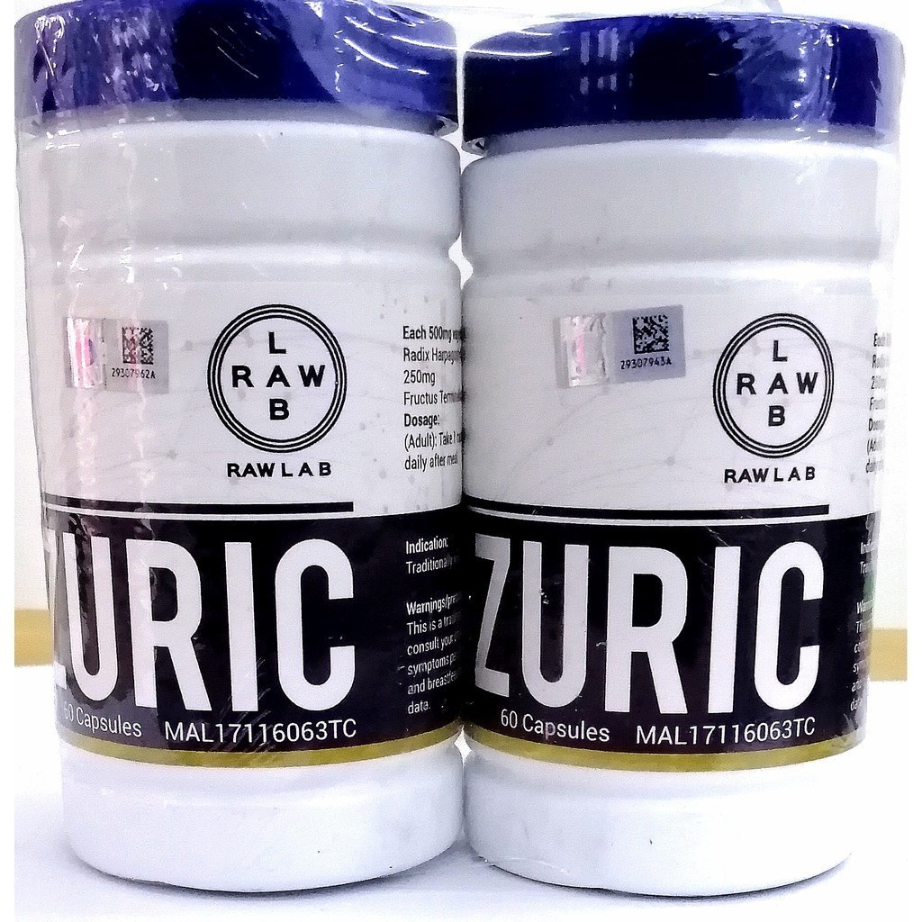 ZURIC TWIN PACK RAW LAB [2 X 60 CAPSULE][TERMINALIA BELLERICA] | Shopee ...