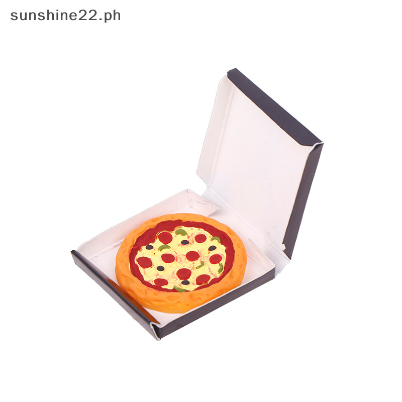 SUNSHINE22 Simulation Box Mini Pizza Model For Dollhouse Kitchen DIY ...