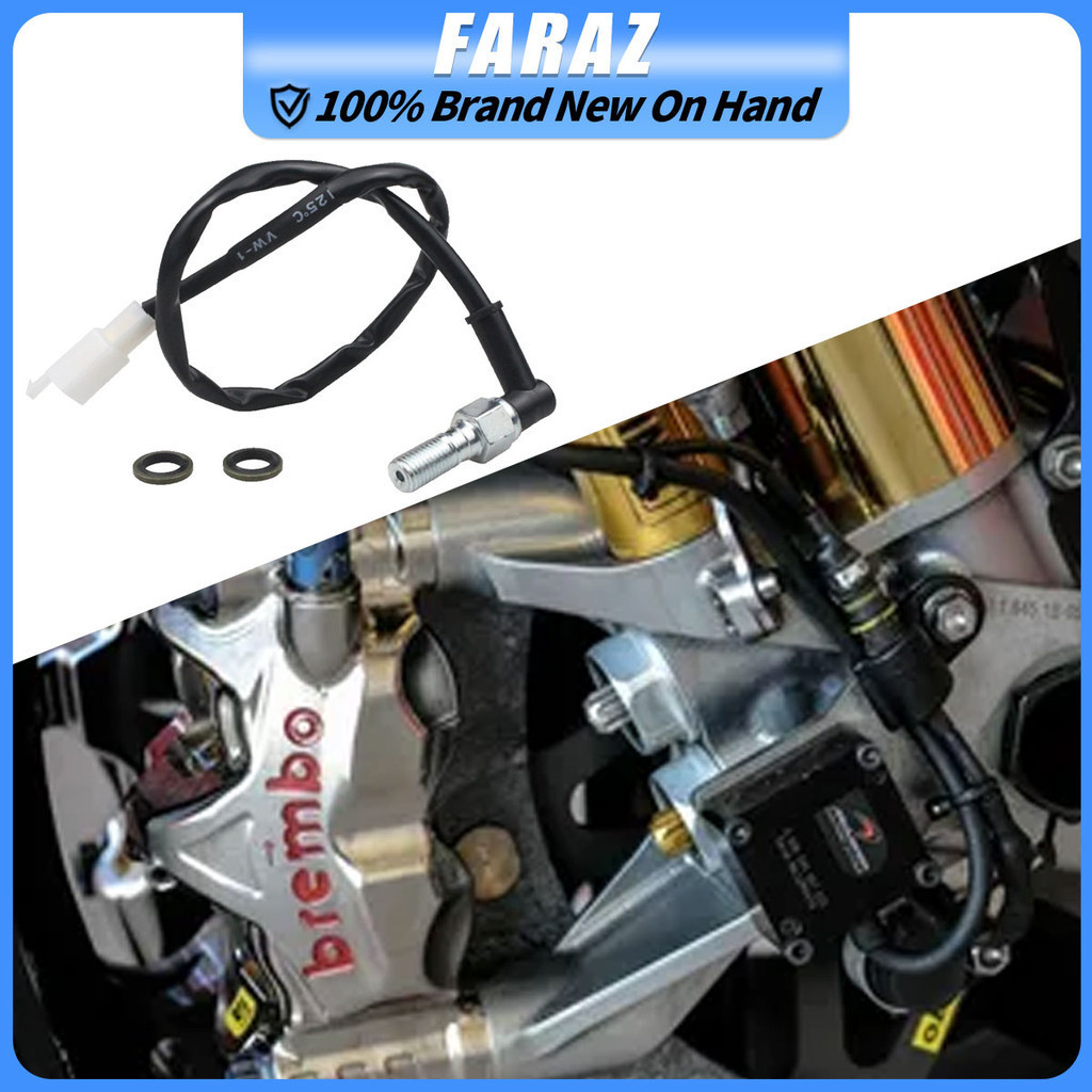 M10X1.25mm Thick Steel Wire Motorcycle Hydraulic Switch Disc Brake Oil ...