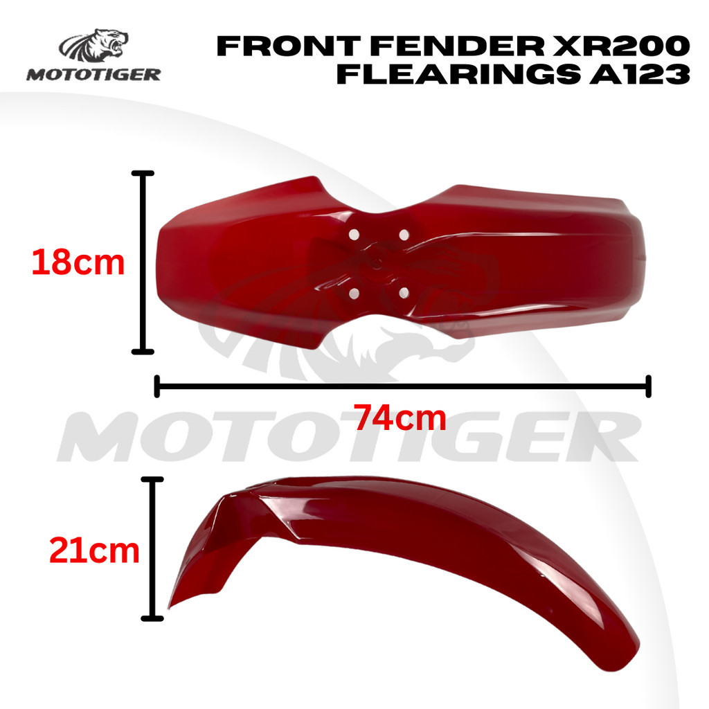 MOTORCYCLE FLEARINGS FRONT FENDER FOR HONDA XR200 A123 [MOTOTIGER