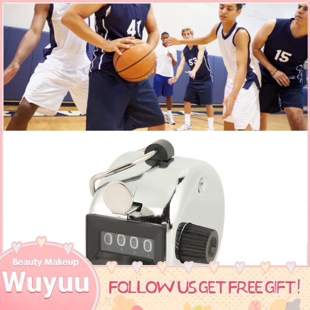 Wuyuu 5Pcs Clicker Counter 4 Digit Metal Case Accurate Hand Counters ...