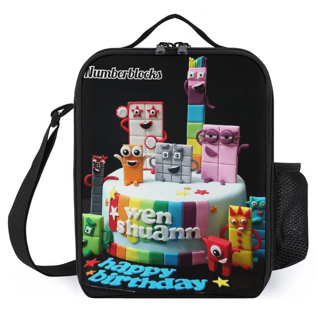 Numberblocks Lunch Bag Portable Thermal Insulation and Cold ...