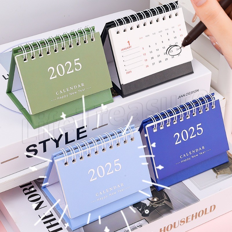 2025 Mini Notebook Calendar - Home Festival Decoration - Writable Coil ...