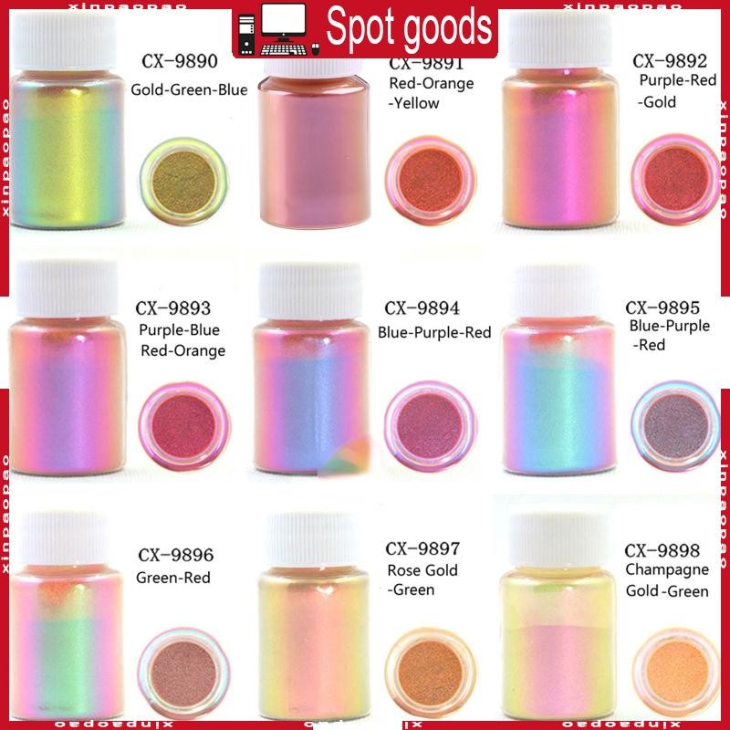 DEWEL kleur pigment 32 x 5 g, metallic kleur voor resin giethars, epoxyhars, sieraden